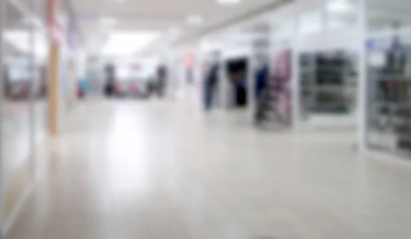 Blurred Background Shopping Center Showcases — Stock Photo, Image