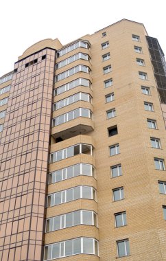 düzlükler, yeni çok katlı ev yeni blok karşı vinç