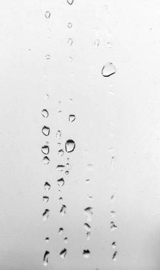 Camdaki yağmur damlaları