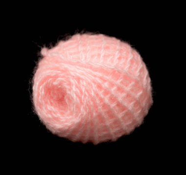 siyah bir zemin üzerine parlak yün konu arapsaçı