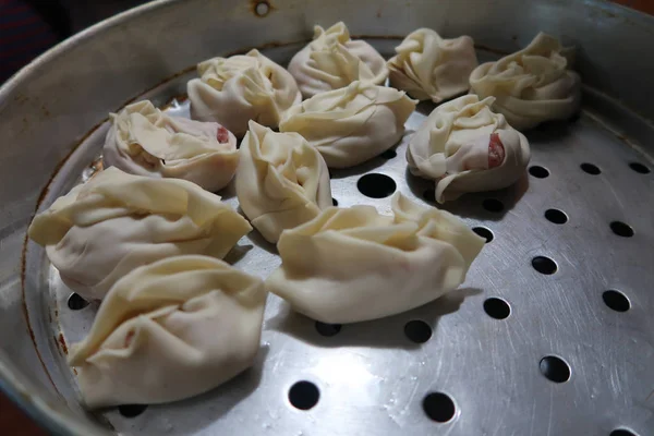 Manty Steamed Food Tasty Food — Stock Photo, Image