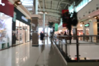 Arka plan bulanık alışveriş merkezi