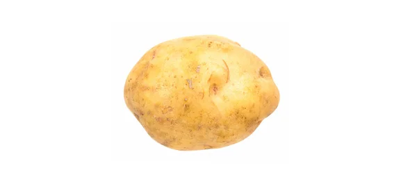 Potatis Isolerad Vit Bakgrund — Stockfoto