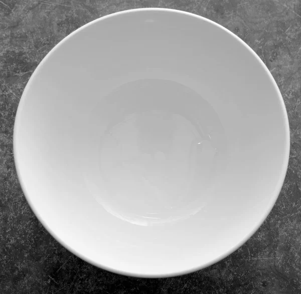 White Bowl Table — Stock Photo, Image