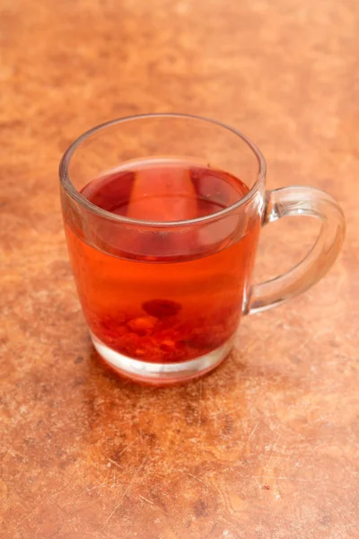 Γυαλί Κύπελλο Τσάι — Φωτογραφία Αρχείου