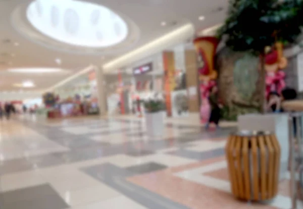 Suddig Bakgrund Shoppingcenter — Stockfoto