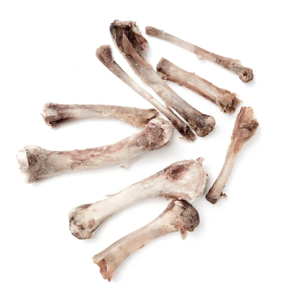 Bone Chicken White Background — Stock Photo, Image