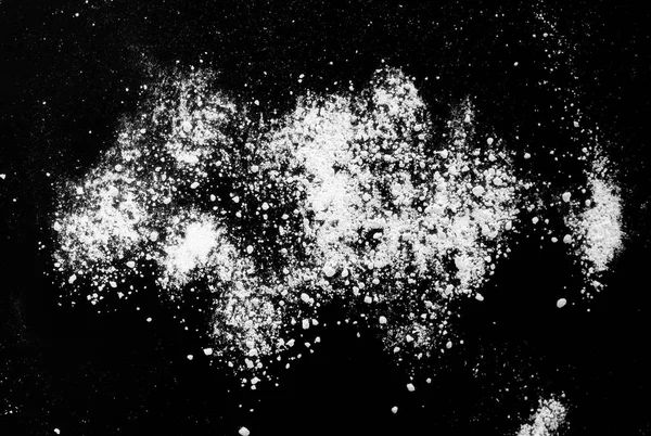 abstract white dust  on a black background.