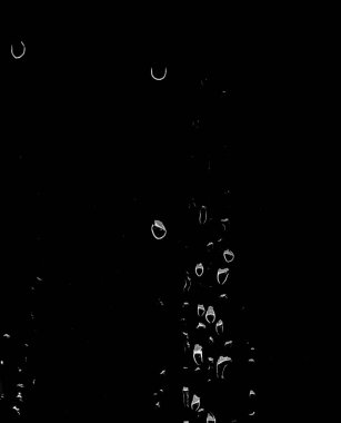 Siyah arkaplanda su damlası