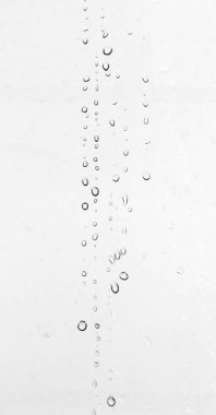 Camdaki yağmur damlaları