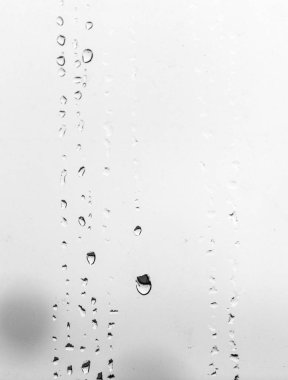 Camdaki yağmur damlaları