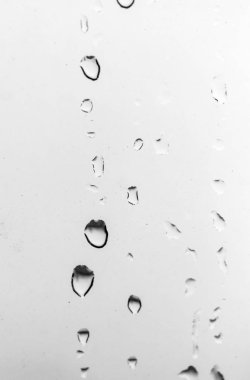 Camdaki yağmur damlaları