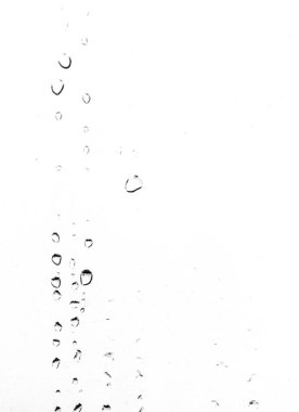 Camdaki yağmur damlaları