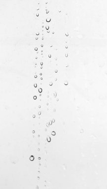 Camdaki yağmur damlaları