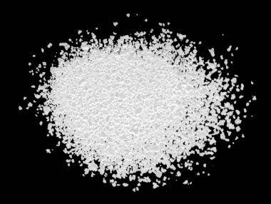 siyah zemin üzerine beyaz toz toz