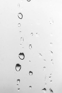 Camdaki yağmur damlaları