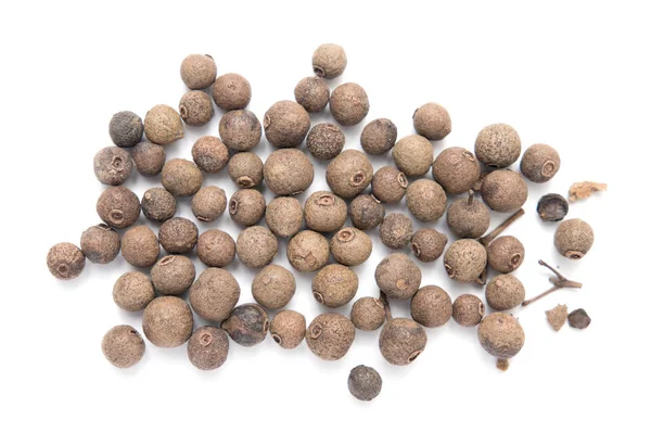 Allspice Peas White Background — Stock Photo, Image