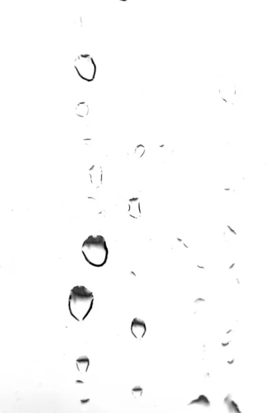 Gocce Pioggia Sul Vetro — Foto Stock