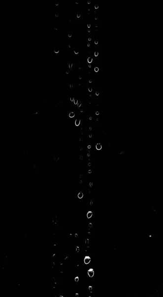 Kropla Wody Czarnym Tle — Zdjęcie stockowe