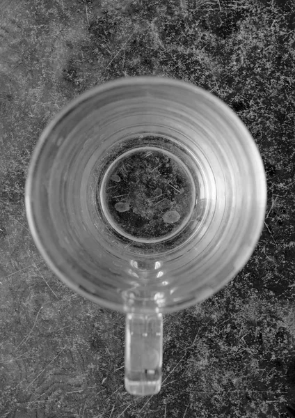 Посуда Стеклянная Чаша Столе — стоковое фото