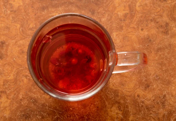 Üveg Csésze Tea — Stock Fotó