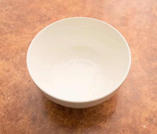 White Bowl Table — Stock Photo, Image