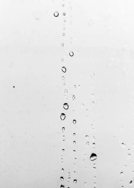 Regendruppels Het Glas — Stockfoto