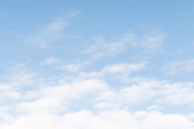 Bulutlu güzel mavi gökyüzü