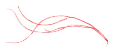 beyaz bir arka plan üzerinde elbise için kırmızı tüyler