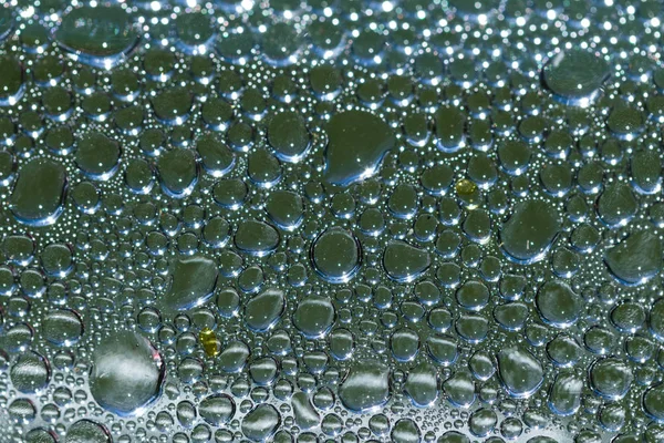 Gotas Borradas Água Fundo — Fotografia de Stock