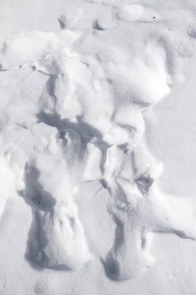 Weiße Schneehaufen — Stockfoto