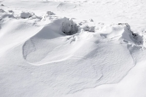 Montones Nieve Blanca —  Fotos de Stock