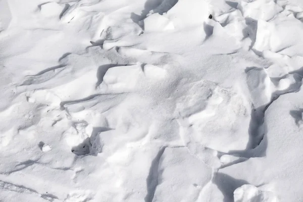 Sauberer Weißer Schnee Hintergrund — Stockfoto