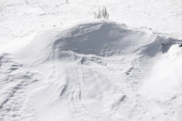 美丽的冬季雪景 — 图库照片