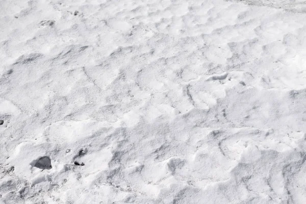 Sauberer Weißer Schnee Hintergrund — Stockfoto