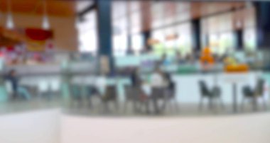 Arka plan bulanık alışveriş merkezi