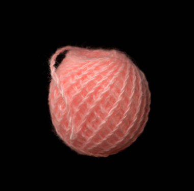 siyah bir zemin üzerine parlak yün konu arapsaçı