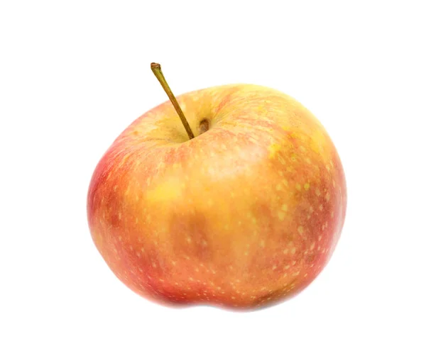 Ripe Apple White Background — Stock Photo, Image