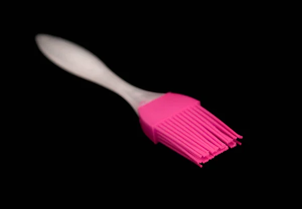 Silicone Pastry Brush Isolated Black — Stock Photo, Image