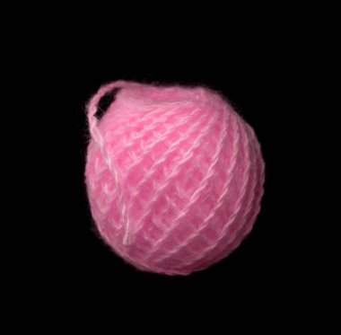 siyah bir zemin üzerine parlak yün konu arapsaçı