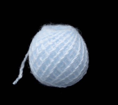 siyah bir zemin üzerine parlak yün konu arapsaçı