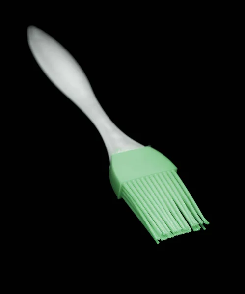 Silikon Pastry Brush Isolerade Svart — Stockfoto