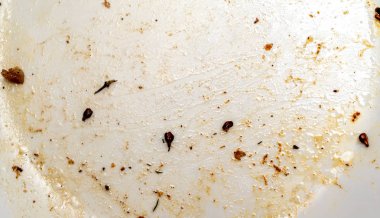 kirli tabak arka plan görünümünü kapat