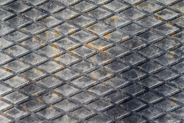Крупный План Металлического Ребристого Фона — стоковое фото