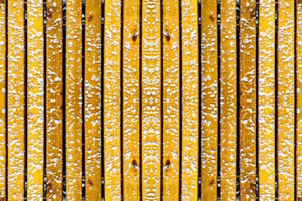 Houten Plank Hek Achtergrond Textuur Winter — Stockfoto