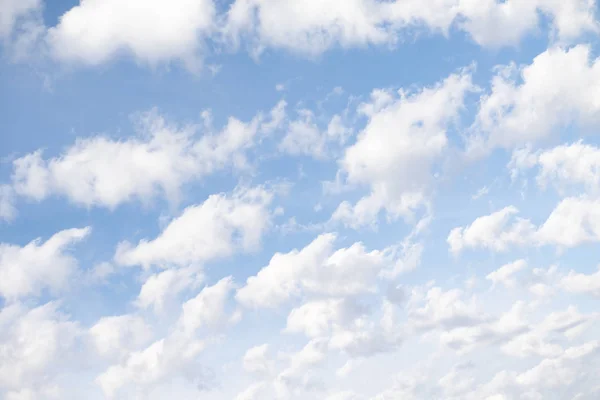 Blauwe Lucht Met Witte Wolken Natuur Achtergrond — Stockfoto