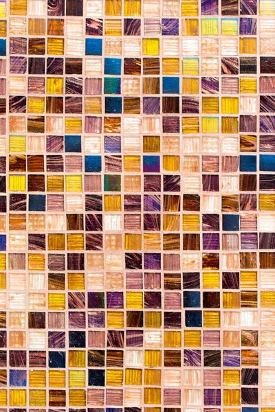 Checkered Fundo Parede Mosaico Multicolorido — Fotografia de Stock