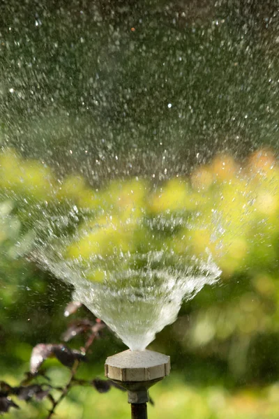 Desenfocado Salpicaduras Agua Gotas Borrosas Bokeh Naturaleza — Foto de Stock