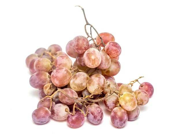 Ripe Bunch Grapes White Background — Stock Photo, Image