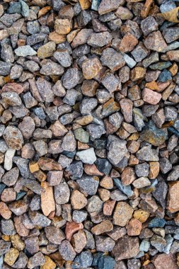 tam kare görünümü yol ezilmiş taş yol